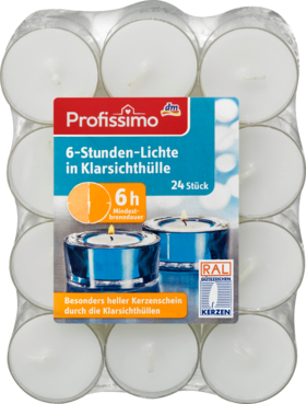 Profissimo 6-часовой свет in Klarsichthülle, 24 шт