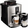 Krups Krups Kaffeevollautomat EA 82 FE Latt'Espress Quattro Force Kaffee-Vollautomat silber/schwarz Полностью автоматическая кофемашина Krups EA 82 FE Latt'Espress Quattro Force полностью автоматическая кофемашина серебристый/черый