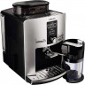 Krups Krups Kaffeevollautomat EA 82 FE Latt'Espress Quattro Force Kaffee-Vollautomat silber/schwarz Полностью автоматическая кофемашина Krups EA 82 FE Latt'Espress Quattro Force полностью автоматическая кофемашина серебристый/черый