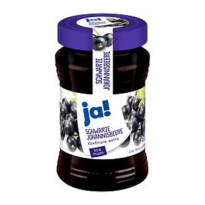 ja! Варенье из черной смородины экстра 450г