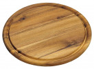 Homeware Homeware Vesperteller m. Saftrille D.25 braun Тарелка закусочная для дома с желобком для сока D.25