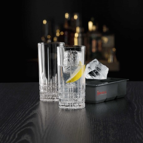 Spiegelau Spiegelau Perfect Serve Collection Ice Cube Maker mit Longdrink Glasern Set 3-tlg. Набор для приготовления льда Spiegelau Perfect Serve Collection с стаканами для длинных напитков, 3 шт.
