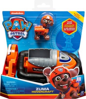 Spin Master PAW Patrol Luftkissenboot-Fahrzeug mit Zuma-Figur (Basic Vehicle\/Basis Fahrzeug) Транспортное средство на воздушной подушке PAW Patrol с фигуркой Зумы (базовое транспортное средство/базовое транспортное средство)