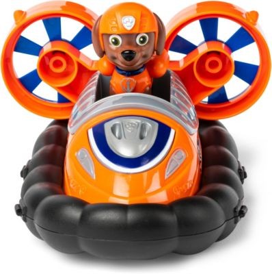Spin Master PAW Patrol Luftkissenboot-Fahrzeug mit Zuma-Figur (Basic Vehicle\/Basis Fahrzeug) Транспортное средство на воздушной подушке PAW Patrol с фигуркой Зумы (базовое транспортное средство/базовое транспортное средство)