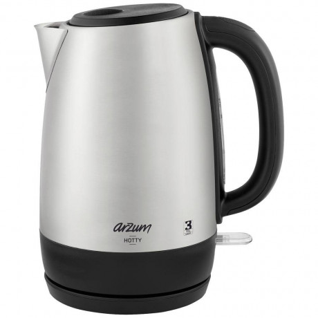 Arzum Arzum Wasserkocher arzum AR3074 Wasserkocher schnurlos, Uberhitzungsschutz Inox, 1.70 l, 2200 W  Чайник Arzum arzum AR3074 Беспроводной чайник, защита от перегрева нержавеющая сталь, 1,70 л, 2200 Вт