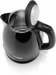 Hyundai Hyundai Wasserkocher VK302B, 1,7 l, 2200 W, Edelstahl, Doppelsicherheitssystem, transparenter Deckel  Чайник Hyundai VK302B, 1,7л, 2200Вт, нержавеющая сталь, двойная система безопасности, прозрачная крышка