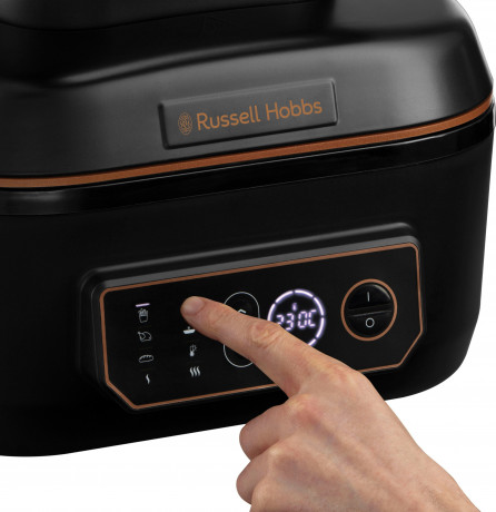 RUSSELL HOBBS RUSSELL HOBBS Heissluftfritteuse Multikocher SatisFry Air Grill 26520-56, 1745 W, gross 5,5 l RUSSELL HOBBS Фритюрница-фритюрница-мультиварка SatisFry Air Grill 26520-56, 1745 Вт, большая 5,5 л