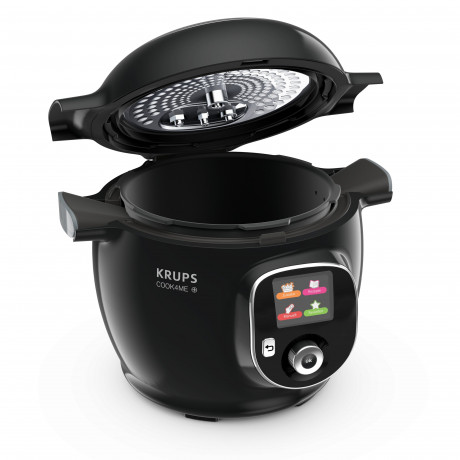 Krups Krups Multikocher Multikocher Cook4me+ Gourmet CZ7128, 1600 W, 6,00 l Schussel, 150 vorinstallierten Rezepten, Antihaft Kochbehalter Мультиварка Krups Cook4me+ Gourmet CZ7128, 1600 Вт, чаша 6,00 л, 150 предустановленных рецептов, емкость для пригот