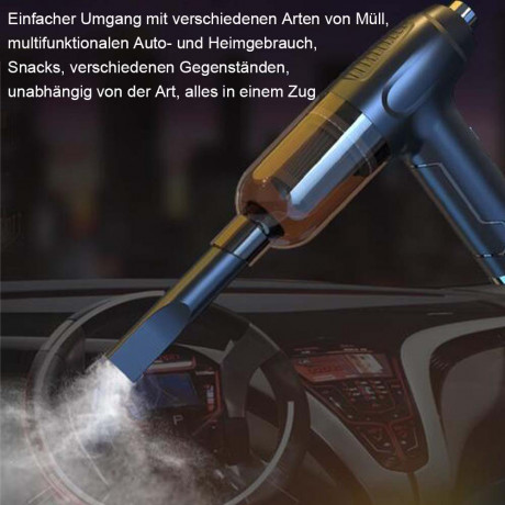 MOUTEN MOUTEN Akku-Handstaubsauger Kabelloser, wiederaufladbarer tragbarer Handstaubsauger mit 9000 PA, Schnelles Laden: Kabellos, 3,5 Stunden Ladezeit, 18–30 Minuten Laufzeit. Schwarz Беспроводной ручной пылесос MOUTEN Беспроводной перезаряжаемый портати