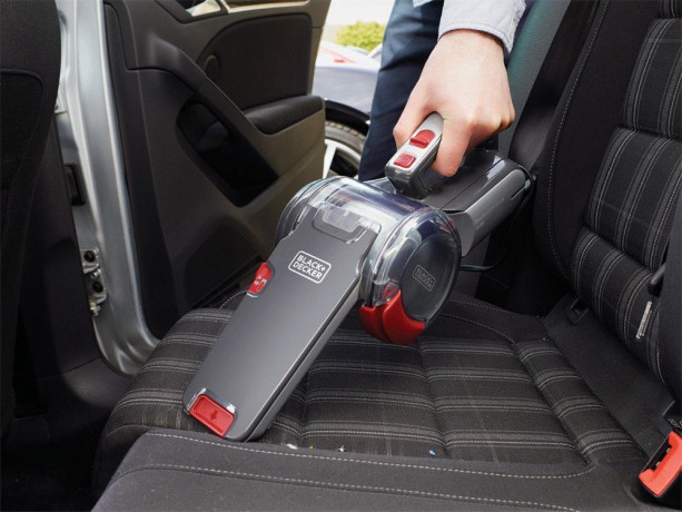 Black + Decker Black + Decker Akku-Handstaubsauger  Decker PV1200AV-XJ Autosauger 440ml 12V passend fur Anzunder Rot/Grau  Беспроводной ручной пылесос Black + Decker Decker PV1200AV-XJ автомобильный пылесос 440 мл 12 В подходит для розжига красного/серого