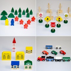 LittleTom Holzeisenbahn EPR-HE-125 Деревянный паровозик ЭПР-ОН-125