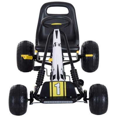 HOMCOM Go Kart mit Handbremse Карт с ручным тормозом
