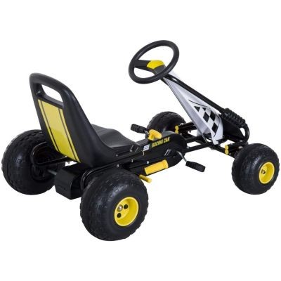HOMCOM Go Kart mit Handbremse Карт с ручным тормозом