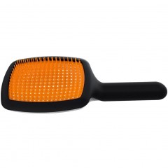 Giorgio Janeke Curvy Brush quot;Mquot; Vented Black Orange  Пышная кисть &amp;quot;М&amp;quot; Вентилируемый черный оранжевый