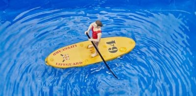 Bruder bworld Set Life Guard mit stand Up Paddle bworld Set Life Guard со стоячим веслом