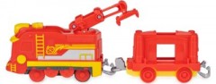 Spin Master Mighty Express Motorisierter Zug Frachter Nick mit Guterwaggon Грузовик моторизованного поезда Mighty Express Ник с товарным вагоном