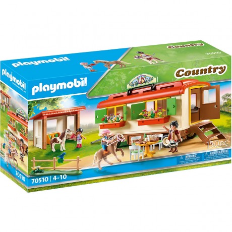PLAYMOBIL PLAYMOBIL 70510 Ponycamp-Ubernachtungswagen PLAYMOBIL 70510 Автомобиль для ночлега в пони-лагере