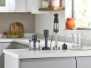 KENWOOD KENWOOD Stabmixer HBM60.307GY Triblade XL+, 1000 W, inkl. Zerkleinerer, Kartoffelstampfer, Messbecher und Schneebesen  Ручной блендер KENWOOD HBM60.307GY Triblade XL+, 1000 Вт, включая измельчитель, толкушку для картофеля, мерную чашку и венчик