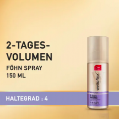 wellaflex  Styling Spray Fohnspray 2-Tages Volumen, 150 ml  Спрей для укладки волос для фена 2-дневный объем, 150 мл