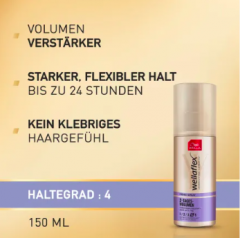 wellaflex  Styling Spray Fohnspray 2-Tages Volumen, 150 ml  Спрей для укладки волос для фена 2-дневный объем, 150 мл