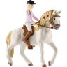Schleich Schleich Horse Club Bundle: 42593 Wohnwagen fur geheime Club-Treffen + 42370 Mobile Tierarztin mit Hannoveraner Fohlen Комплект Schleich Horse Club: 42593 каравана для секретных встреч клуба + 42370 мобильный ветеринар с ганноверским жеребенком