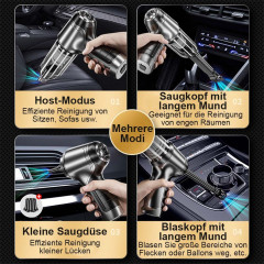MOUTEN MOUTEN Akku-Handstaubsauger Wiederaufladbarer multifunktionaler kabelloser Autostaubsauger  MOUTEN Беспроводной ручной пылесос Перезаряжаемый многофункциональный беспроводной автомобильный пылесос
