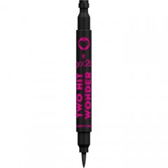 got2b Two Hit Wonder Eyeliner Водостойкая Подводка для глаз + штампик, черная, 2 мл