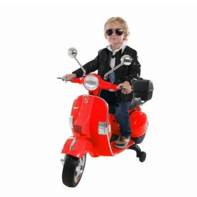Actionbikes Motors Kinder Elektroroller Vespa PX150 Lizenziert Детский электрический самокат Vespa PX150 лицензированный