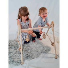 HESS Spieltrapez aus Holz hohenverstellbar Деревянная игровая трапеция с регулируемой высотой