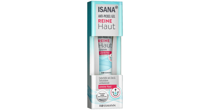 ISANA Young S.O.S. Clear Extra starkes Anti-Pickel Gel Сос Очищение Гель против черных точек для жирной и поврежденной кожи 15 г