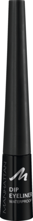 MANHATTAN Cosmetics Подводка для глаз водостойкая чёрная Dip Black 1010N, 2,5 мл