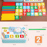 Montessori Maths Toy, Wooden Math Toy Математическая игра Монтессори