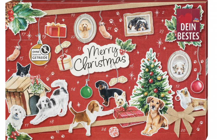 Dein Bestes Adventskalender 2024 24 leckere Hundesnacks, Адвент-календарь 2024, 24 вкусных лакомств для собак