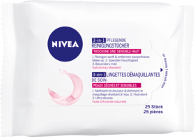 NIVEA Очищающие салфетки Средство для уходаnd, 25 шт