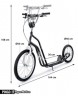 HyperMotion Cityroller Kinderroller mit grossen aufpumpbaren Radern 20 und 16 Городской самокат Детский самокат с большими надувными колесами 20 и 16