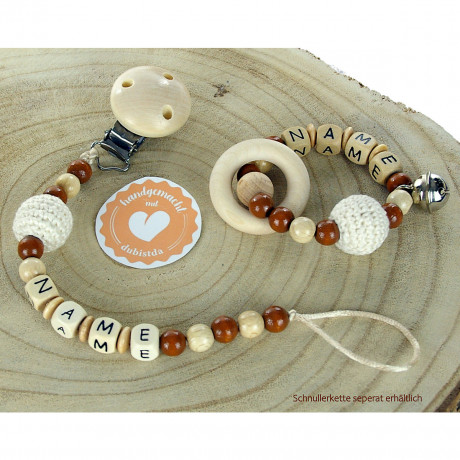 dubistda Greifling mit Name Hakelperle Игрушка-клатч с именем Hakelperle