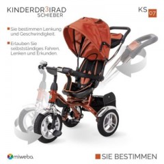 Miweba Kinderwagen Buggy Dreirad KS07 Schieber Трехколесная коляска KS07 слайдер