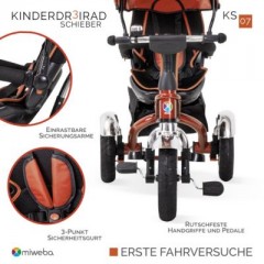 Miweba Kinderwagen Buggy Dreirad KS07 Schieber Трехколесная коляска KS07 слайдер