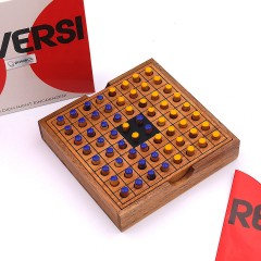 ROMBOL Reversi – Interessantes Strategiespiel fur 2 Personen aus edlem Holz Reversi – интересная стратегическая игра для двоих из ценных пород дерева