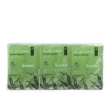 Lixone Aloe Vera Jabon Piel Seca O Sensible 3 X 125 Gr  Алоэ Вера Jabon Piel Seca O Sensible 3 X 125 гр