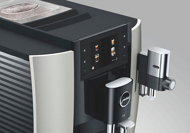 JURA JURA Kaffeevollautomat 15582 E8 Platin (EC)  Полностью автоматическая кофемашина JURA 15582 E8 Platinum (EC)