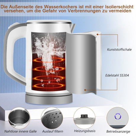autolock autolock Wasserkocher Wasserkocher 0,8 L Fassungsvermogen, 360° Pirouettenbasis, 600watts  чайник с автоблокировкой, емкость 0,8 л, поворотное основание на 360°, 600 Вт.