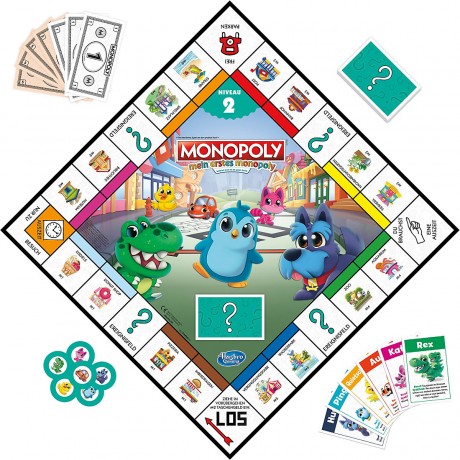 Hasbro Mein erstes Monopoly Моя первая монополия