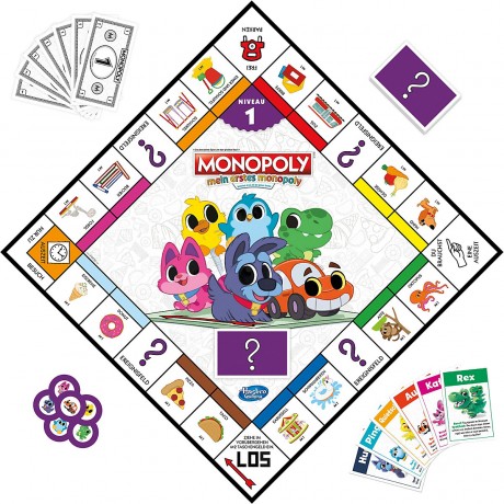Hasbro Mein erstes Monopoly Моя первая монополия
