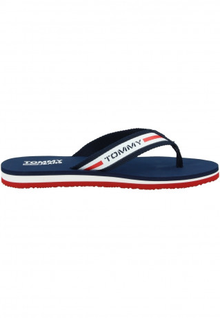 Tommy Hilfiger T-bar sandals blue сандалии с Т-образной перемычкой синий