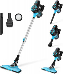 YISORA YISORA Akku-Hand-und Stielstaubsauger, 150,00 W, Beutellos, Ultraleichter 3 in1 Staubsauger Kabellos Wandhalterung 40 Min Laufzeit  Беспроводной ручной и стержневой пылесос YISORA, 150,00 Вт, без мешка, сверхлегкий пылесос 3-в-1, беспроводное насте