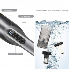 Aoucheni Aoucheni Akku-Handstaubsauger 3 in 1 Akku-Handstaubsauger mit Ladestation, 85,00 W, beutellos, Leichtes, handliches Design mit schicker Ladebasis  Беспроводной ручной пылесос Aoucheni Беспроводной ручной пылесос 3 в 1 с зарядной станцией, 85,00 В