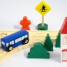 LittleTom Holzeisenbahn 96-teilig HE-125 Деревянный паровозик 96 штук HE-125