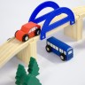 LittleTom Holzeisenbahn 96-teilig HE-125 Деревянный паровозик 96 штук HE-125