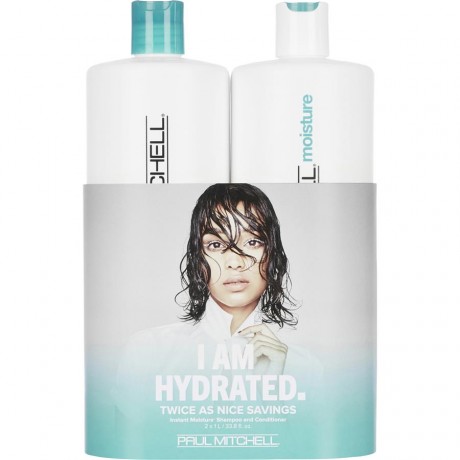 Paul Mitchell (Поль Митчелл)  Moisture Save On Duo, Instant Moisture Daily Shampoo Шампунь против перхоти 1000 мл + Daily Treatment 1000 мл / 1 шт.